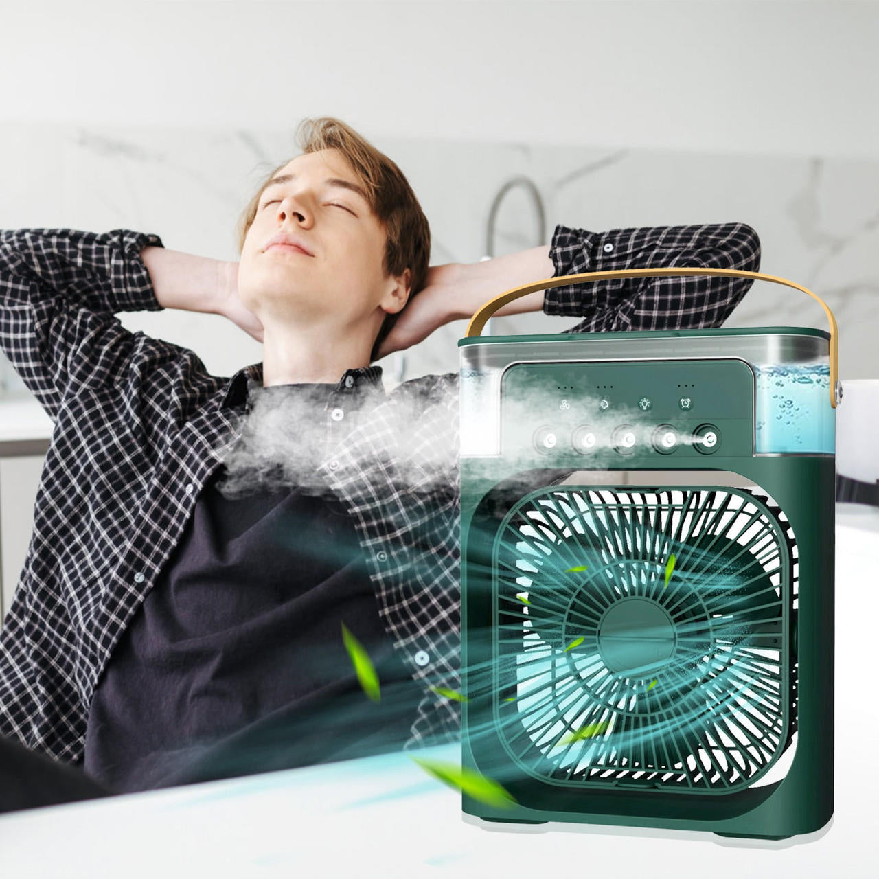 Mini climatiseur humidificateur portable
