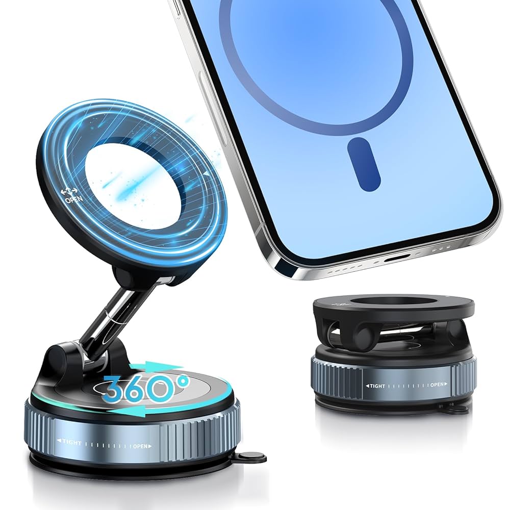 Support de téléphone magnétique à ventouse